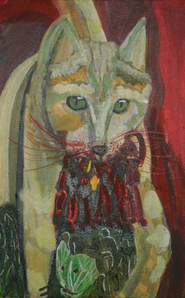 Original Cats Paintings by Siobhan Dempsey