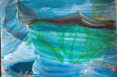 Original Abstract Expressionism Seascape Paintings by Siobhan Dempsey