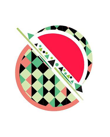 Abstract Watermelon - Limited Edition of 4 thumb