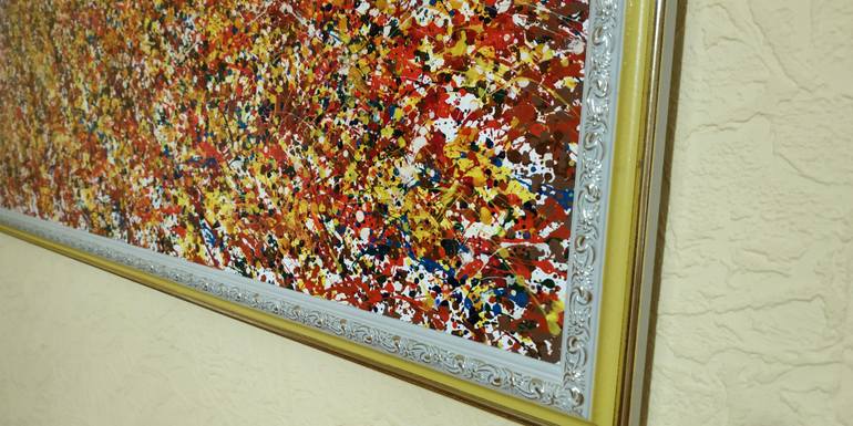 Original Abstract Expressionism Abstract Painting by Igor Chernenko