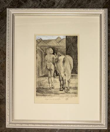 Original Horse Printmaking by Mircea Nechita