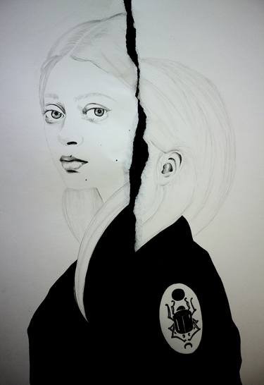 Print of Conceptual Portrait Drawings by James Zeta