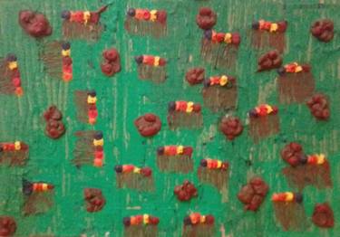 Original Abstract Nature Painting by Yeshaya Dank
