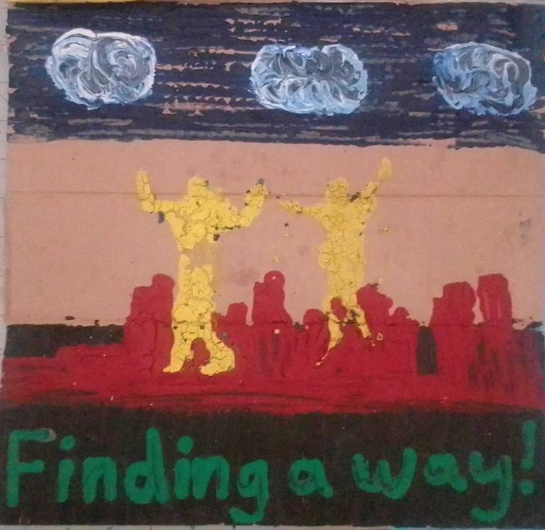 Finding a way Painting by Yeshaya Dank | Saatchi Art