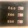 EGO by Yeshaya Dank back of artwork &amp; signature