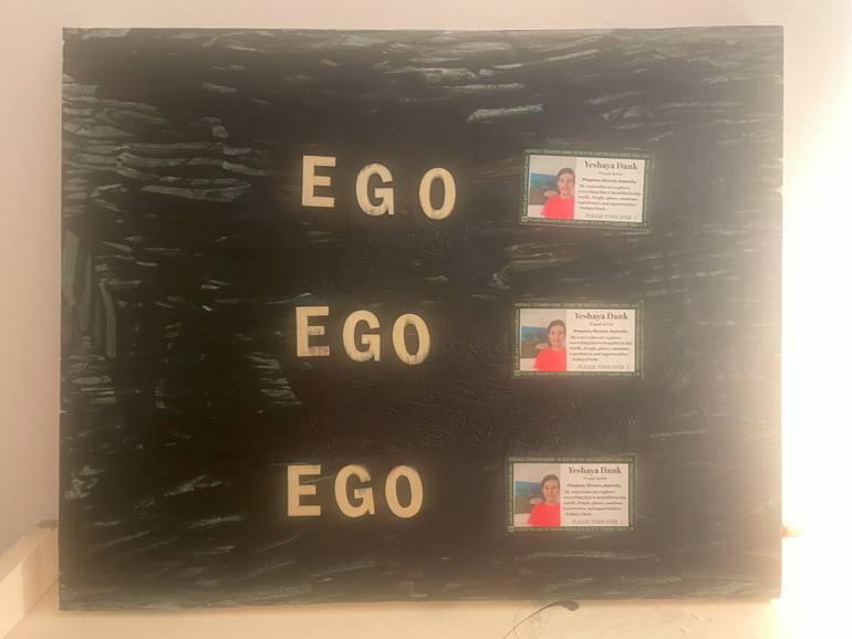 Original Pop Art Humor Mixed Media by Yeshaya Dank