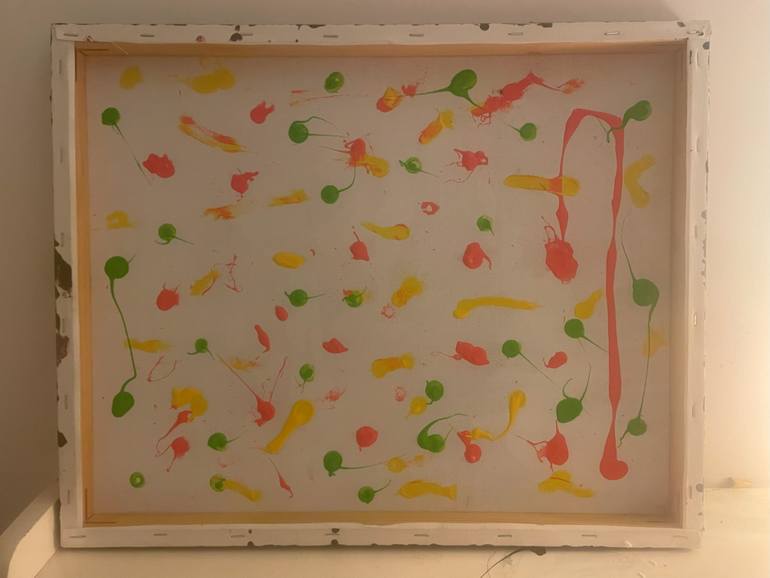 Original Conceptual Abstract Painting by Yeshaya Dank
