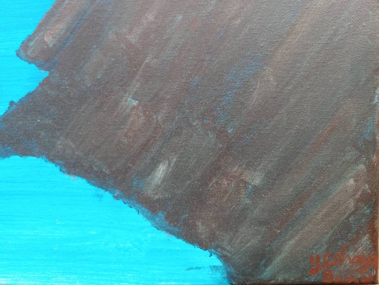 Original Abstract Seascape Painting by Yeshaya Dank