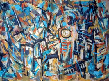 Original Abstract Expressionism Abstract Paintings by Sanjay Majumdar