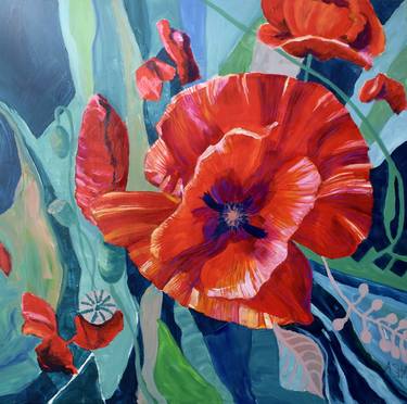 Print of Impressionism Floral Paintings by Anastasia Hansen