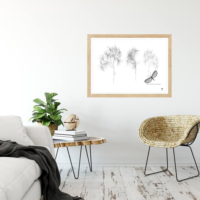 Original Expressionism Nature Printmaking by Vitaliv Vinogradov