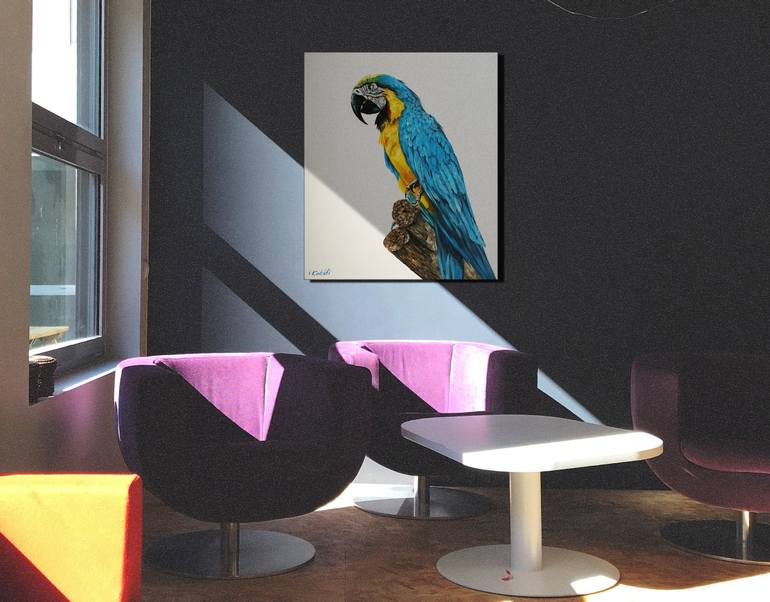 Original Realism Animal Painting by Isidor Kaisidi