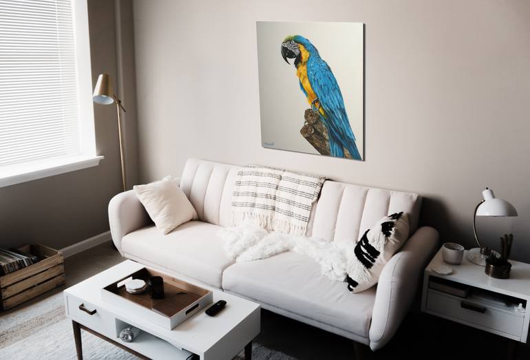 Original Realism Animal Painting by Isidor Kaisidi
