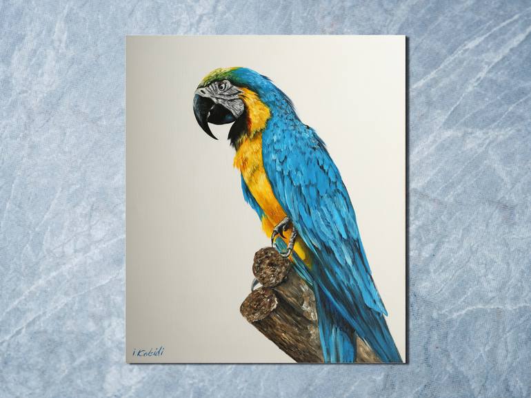 Original Realism Animal Painting by Isidor Kaisidi