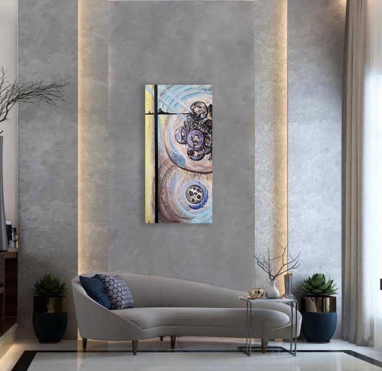 Original Abstract Painting by Valeria Sign