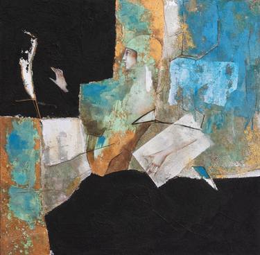 Print of Abstract Nature Mixed Media by raffaella brusaglino