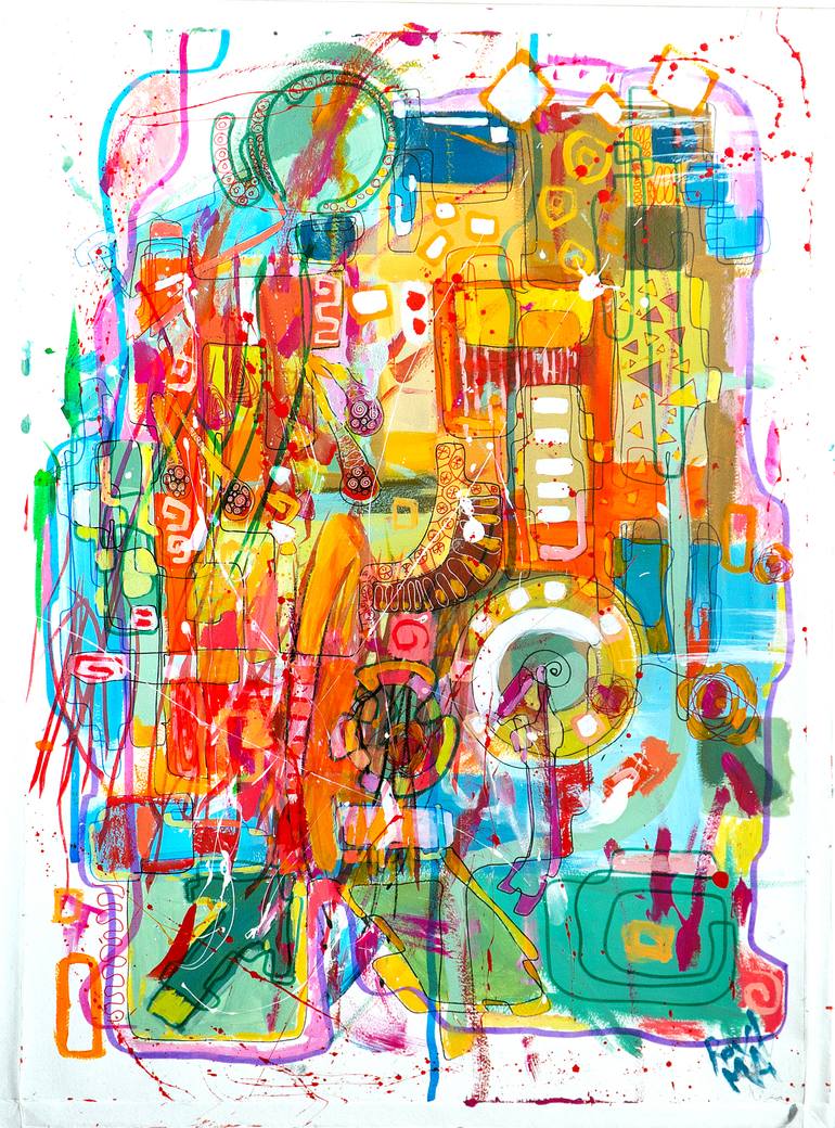 Layout Painting by Aleksandr Rext | Saatchi Art