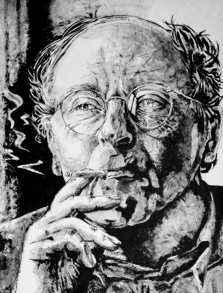 I Am BRODSKY! Painting by Aleksandr Rext | Saatchi Art
