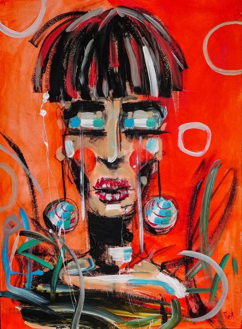 RED Painting by Aleksandr Rext | Saatchi Art