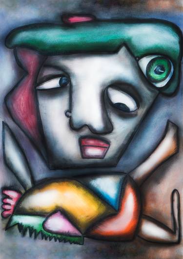 Original Dada Portrait Paintings by Ditha De Rablo