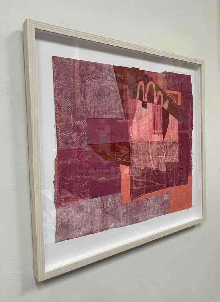 Original Modernism Abstract Collage by Susan Smereka