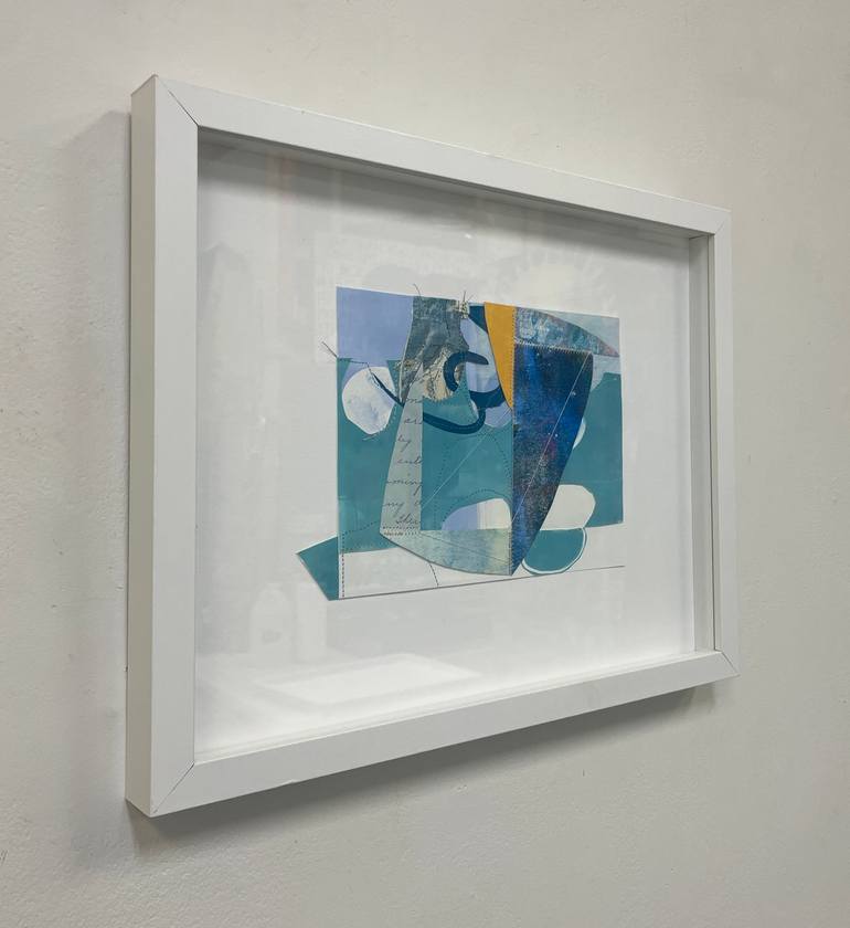 Original Modernism Abstract Collage by Susan Smereka