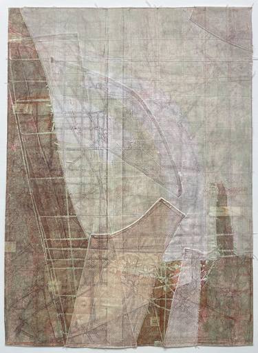 Original Abstract Collage by Susan Smereka