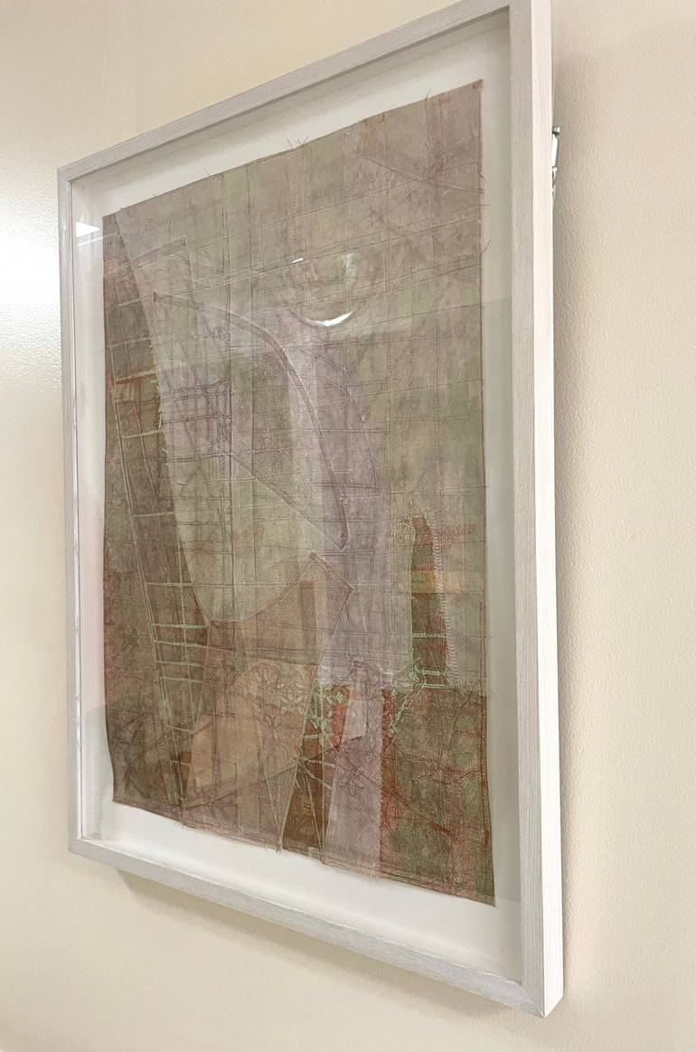 Original Modernism Abstract Collage by Susan Smereka