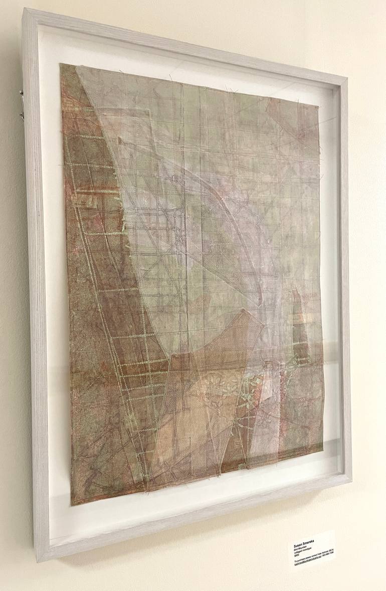 Original Modernism Abstract Collage by Susan Smereka
