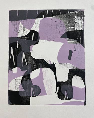 Original Abstract Printmaking by Susan Smereka