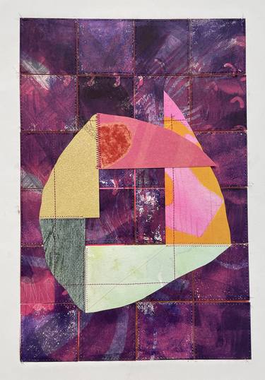 Original Abstract Collage by Susan Smereka