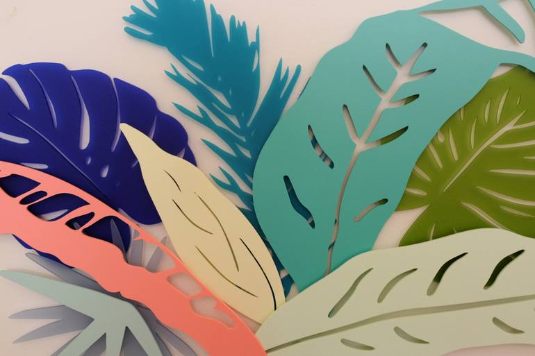 Original Contemporary Floral Sculpture by Erin Wolf
