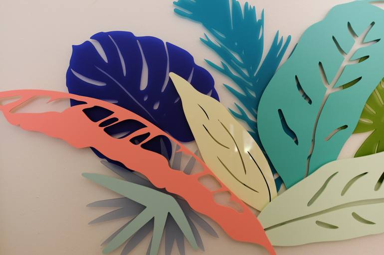 Original Contemporary Floral Sculpture by Erin Wolf