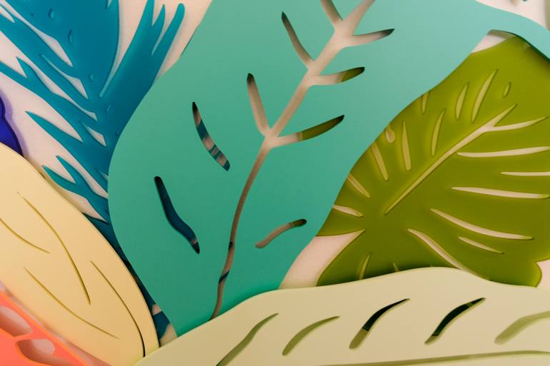 Original Contemporary Floral Sculpture by Erin Wolf