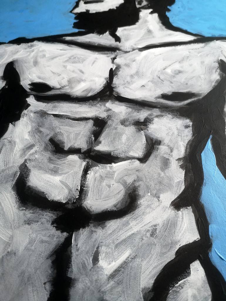 Original Nude Painting by Alex SanVik