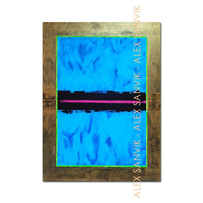 Original Contemporary Abstract Painting by Alex Sanvik