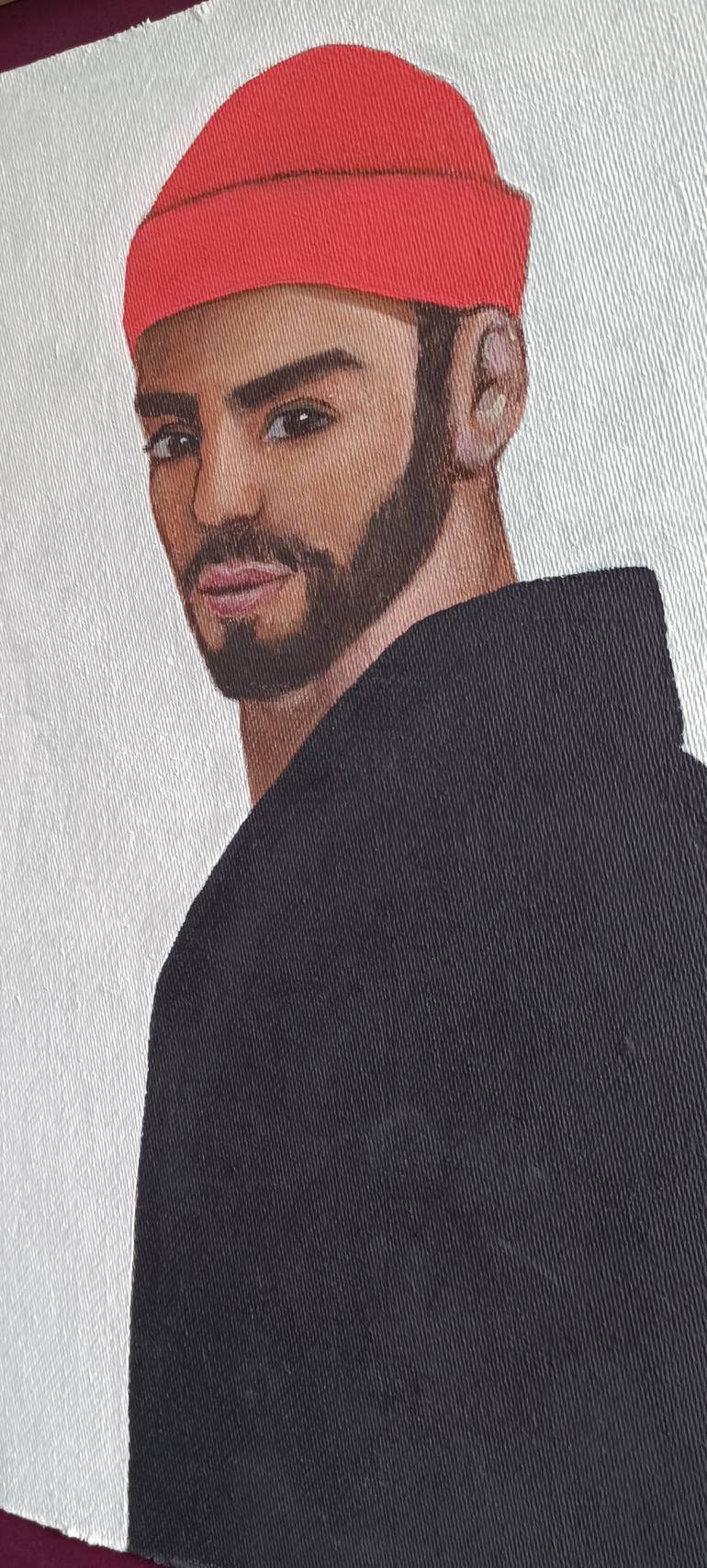 Original Contemporary Men Painting by Alex Sanvik