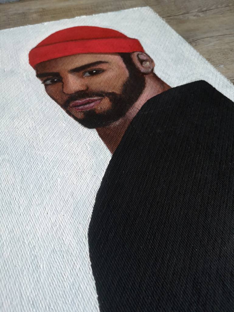 Original Contemporary Men Painting by Alex Sanvik