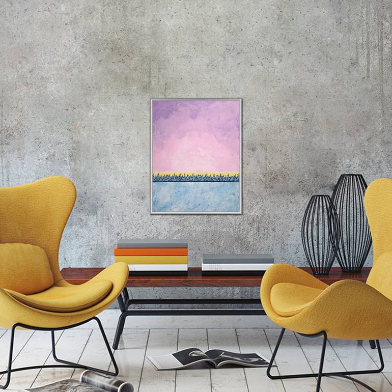 Original Abstract Landscape Painting by Alex SanVik