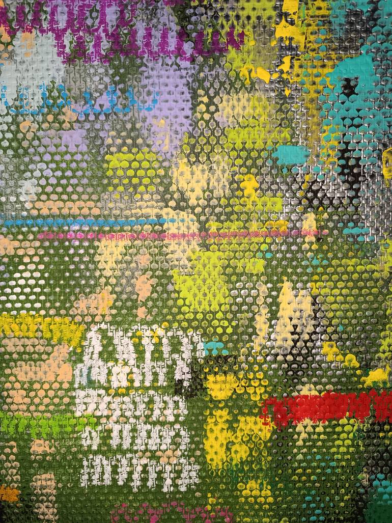 Original Abstract Expressionism Abstract Painting by Alex Sanvik