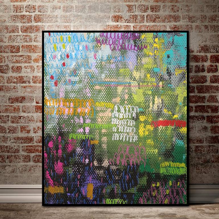 Original Abstract Expressionism Abstract Painting by Alex Sanvik