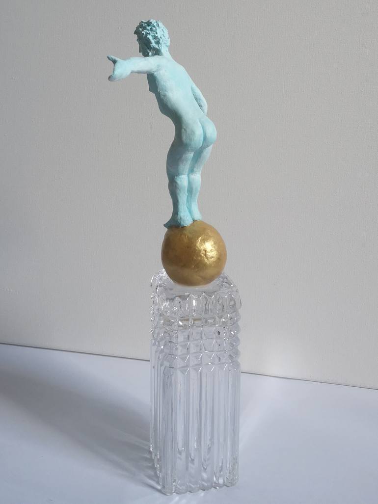 Original Figurative Men Sculpture by Alex Sanvik