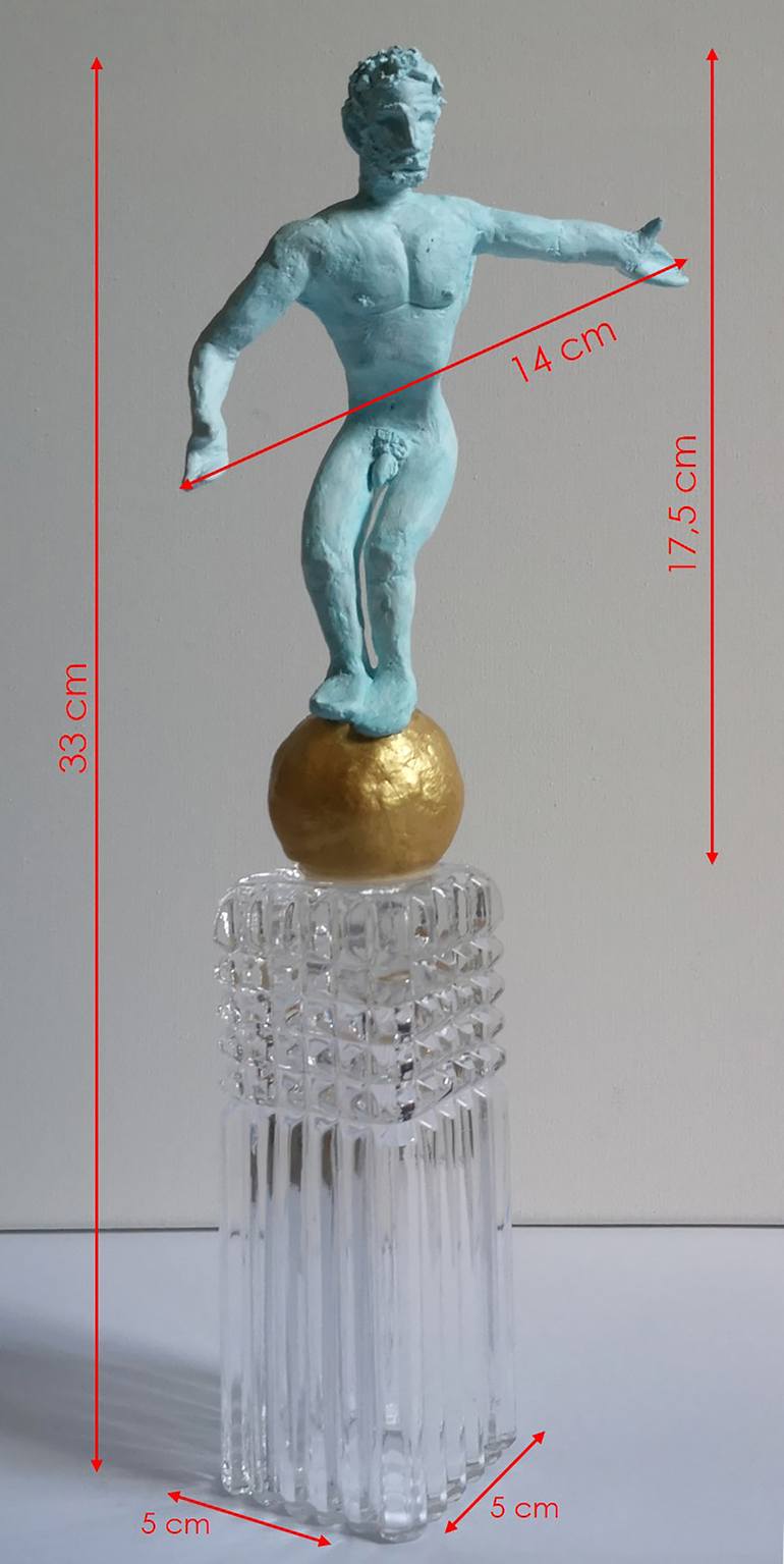 Original Figurative Men Sculpture by Alex Sanvik