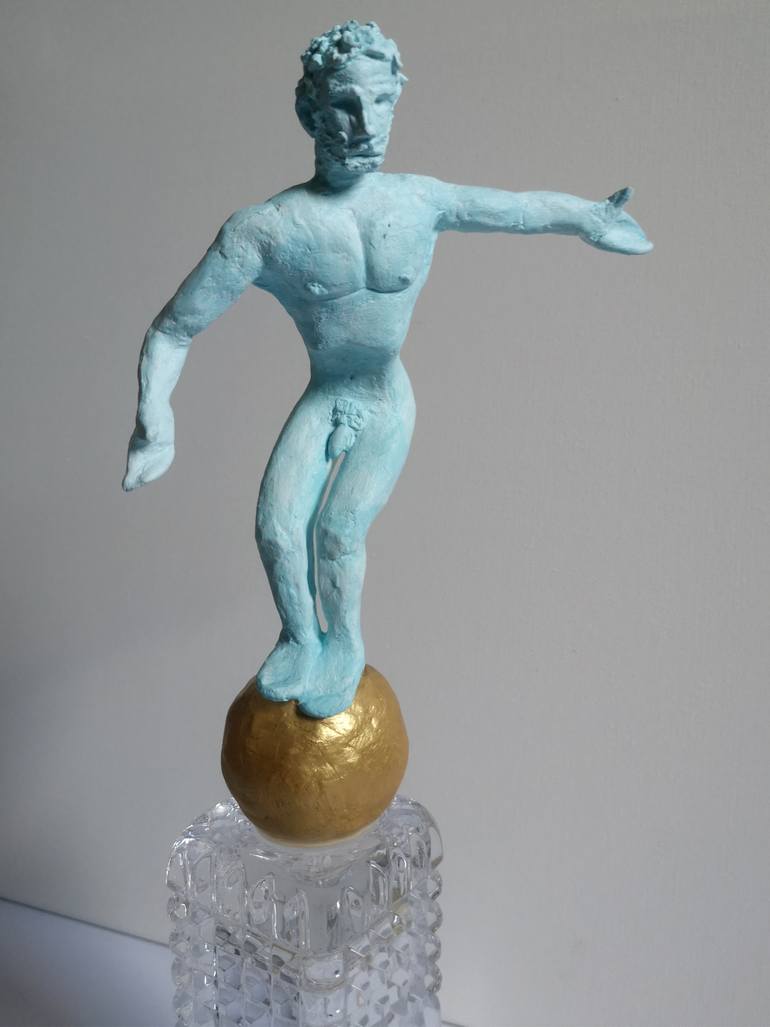 Original Figurative Men Sculpture by Alex Sanvik