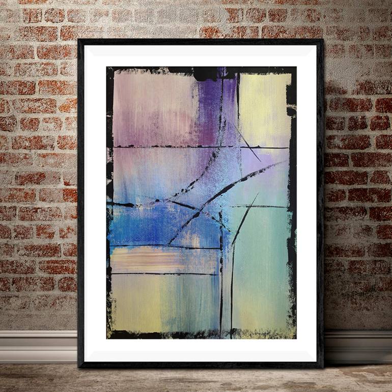 Original Abstract Expressionism Abstract Painting by Alex SanVik