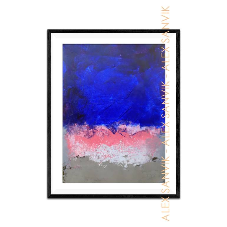 Original Abstract Expressionism Abstract Painting by Alex SanVik