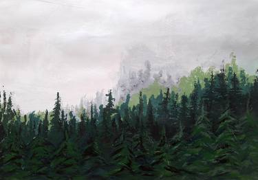 Original Minimalism Landscape Paintings by Alex SanVik