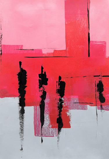 Original Abstract Expressionism Abstract Paintings by Alex SanVik