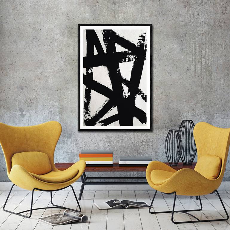 Original Abstract Expressionism Abstract Painting by Alex SanVik