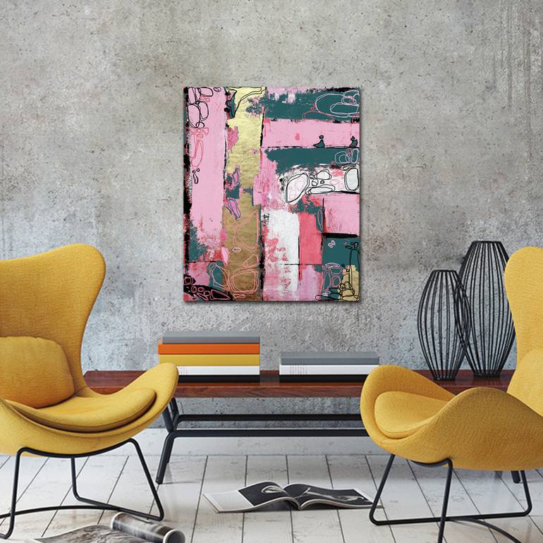 Original Abstract Expressionism Abstract Painting by Alex SanVik